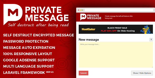 Private Message PHP Script 