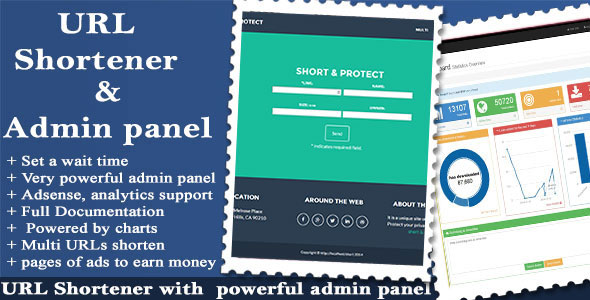URL Shortener with Ads and Powerful Admin Panel v1.8.8
