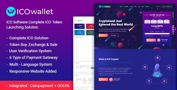 ICOWallet v1.2 - Complete ICO Software and Token Launching Solution - nulled