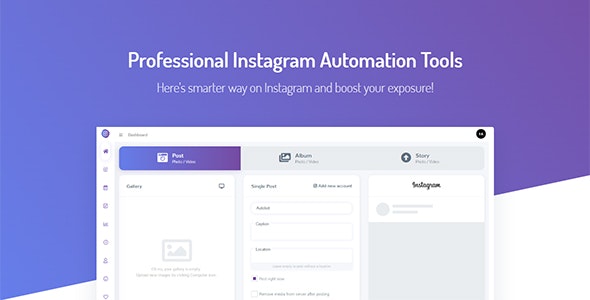 Autobot Instagram - Instagram Automation Tools with Schedule