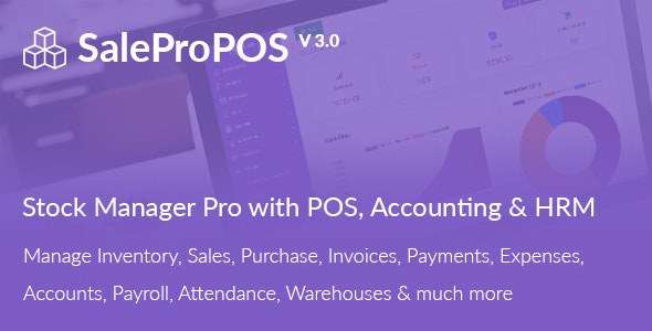 SalePro v3.1 - Inventory Management System with POS, HRM, Accounting - nulled