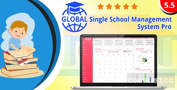 Global v5.5 - Single School Management System Pro - nulled