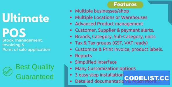 Ultimate POS v3.7 - Best Advanced Stock Management, Point of Sale & Invoicing application